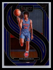 Bobi Klintman Rookie Detroit Pistons 2024-25 Panini Select #190 Blue (Retail)