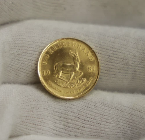 Photo of a 1981 Gold Krugerrand 1/4 oz from an eBay sale