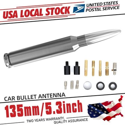 5.3inch OEM Quality Silver Bullet Antenna For 2007-2023 Ford F-250 Super Duty