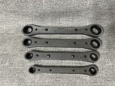 Snap-on Usa 4 Piece 612 Pt Sae Double Box End Ratcheting Wrench Set 38-1316
