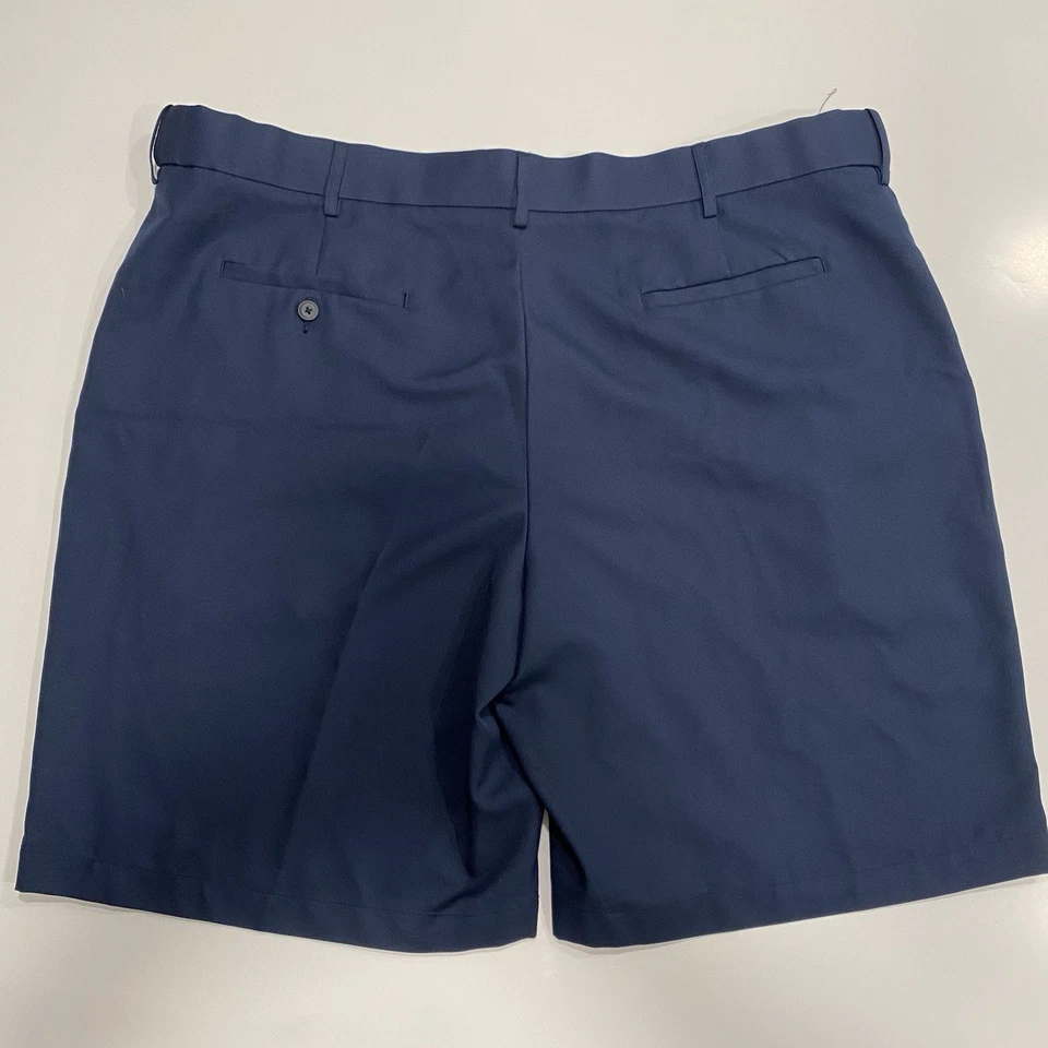 Grand Slam 44” Navy Blue Flat Front Golf Tech Performance Shorts - Image 2 of 4