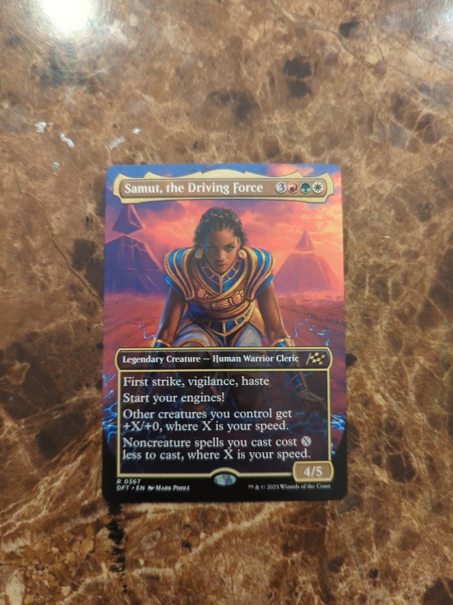 Samut, the Driving Force (Borderless) Aetherdrift Regular NM MTG | eBay