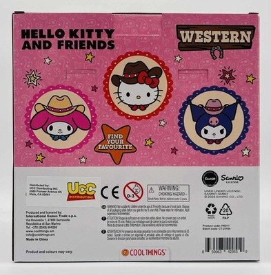 Hello Kitty Kuromi Western Blind Ball Figure New Official