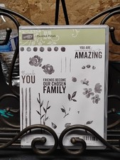 STAMPIN UP PAINTED PETALS 13 STAMP SET Flowers Family Amazing 137146