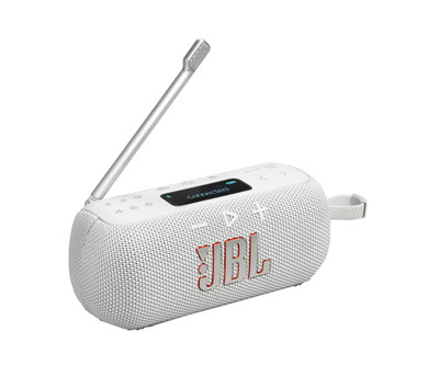 JBL Tuner 3 Tragbarer Bluetooth Lautsprecher FM Radio Weiß Original NEU