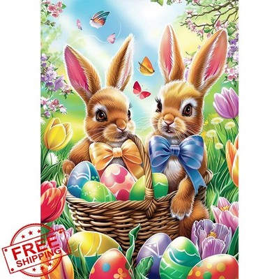 SENQAO Rabbit Diamond Art Kit 12x16 inch Adults Beginners