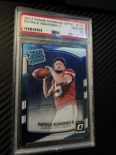 2017 Donruss Optic - Rated Rookie Patrick Mahomes II #177 (RC)