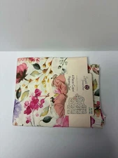 Secret Treasures 4 Piece Capri Pajama Set Water Color Floral XL 16-18