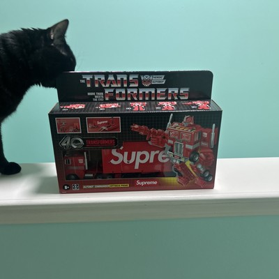 Supreme x Transformer G1 Optimus Prime Figure IN HAND SHIPS NOW  