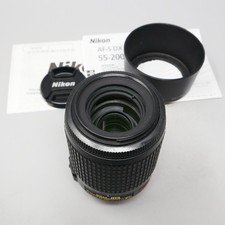 Nikon Nikkor AF-S 55-200mm f4-5.6 G ED DX VR IF Lens AFS - plus Lens Hood