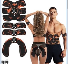 ABS Trainer Muscle Stimulator, EMS Muscle Stimulator, 6 Modes & 19 Intensities