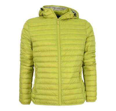 Ciesse Piumini Larry Light Daunen-Hoody-Jacke Grün Lime Reißverschluss