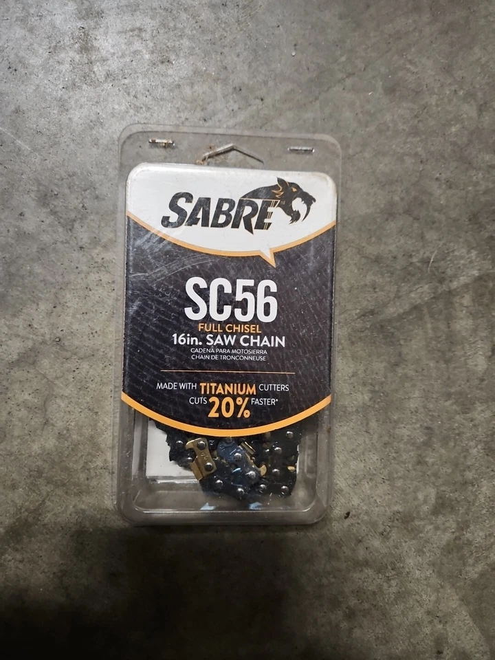 Motosierra 16" 56DL 3/8" LP .050" Semi-Cincel Reducido Retroceso Titanio Husqvarna Foto 2 de 4