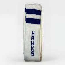 VTG Socks 1980s Hawks 9-11 Tube Socks Orlon Acrylic NOS Basketball 90's 22" TCK
