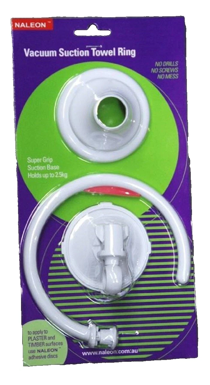 Wholesale lot of 12  NALEON Towel rings WHITE - Picture 3 of 9