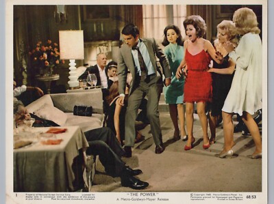 George Hamilton + Suzanne Pleshette in The Power (1968)   Vintage Photo KP 555