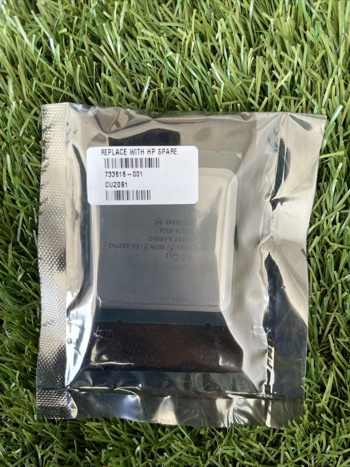 Genuine Intel Xeon Quad-Core E5-2637 v2 64-bit processor 3.50GHz HP 733616-001 - Image 2 of 3