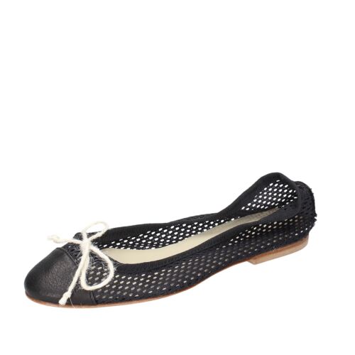 Women's shoes ANNIEL 5 (EU 35) ballet flats black textile leather EX274-35