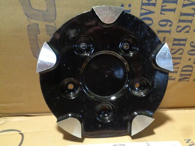 1 NOS BLANK Moz Machined(CNC)/Black Center Cap cd-j935-2495-al