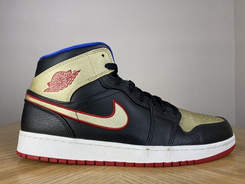 Men's Nike Air Jordan 1 Mid Retro Black 