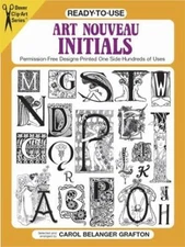 Ready-to-Use Art Nouveau Initials (Dover Clip Art Ready-to-Use) by