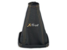 SCHALTMANSCHETTE FÜR NISSAN X-TRAIL T30FL 04-07 SCHALTSACK STICKEREI FADEN BEIGE