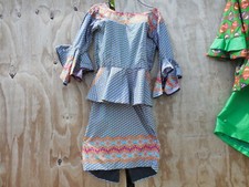 BRAND NEW AUTHENTIC AFRICAN LADIES SKIRT AND BLOUSE NO HEAD TIE
