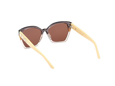 NWT Guess GU7912-41E Yellow Rectangle 55mm Sunglasses Guess Sunglasses GU7912 41E Yellow brown Woman | eBay main image 2