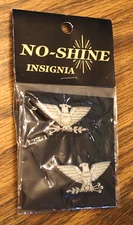 NO-SHINE Insignia Col Bullion Rank (2) - New - Original Packaging