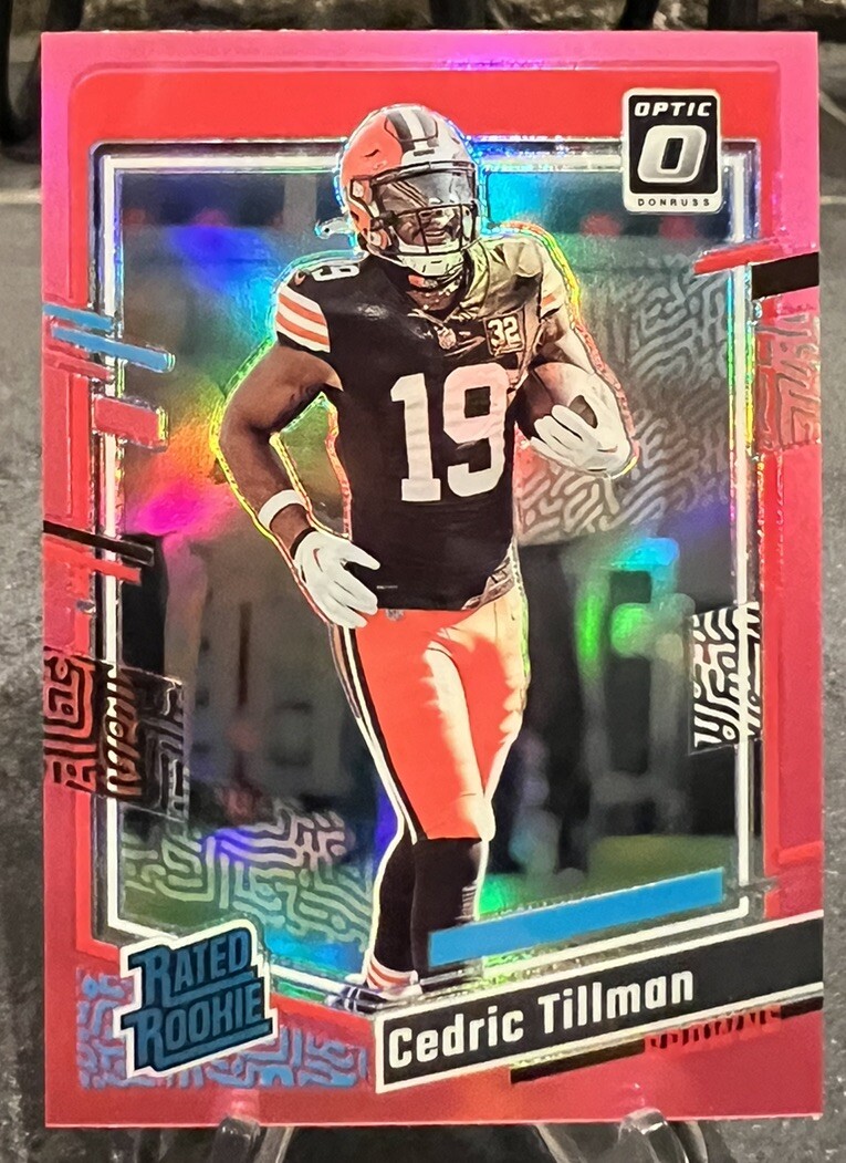 2023 Donruss Optic Pink Holo Cedric Tillman Rookie Cleveland Browns #224