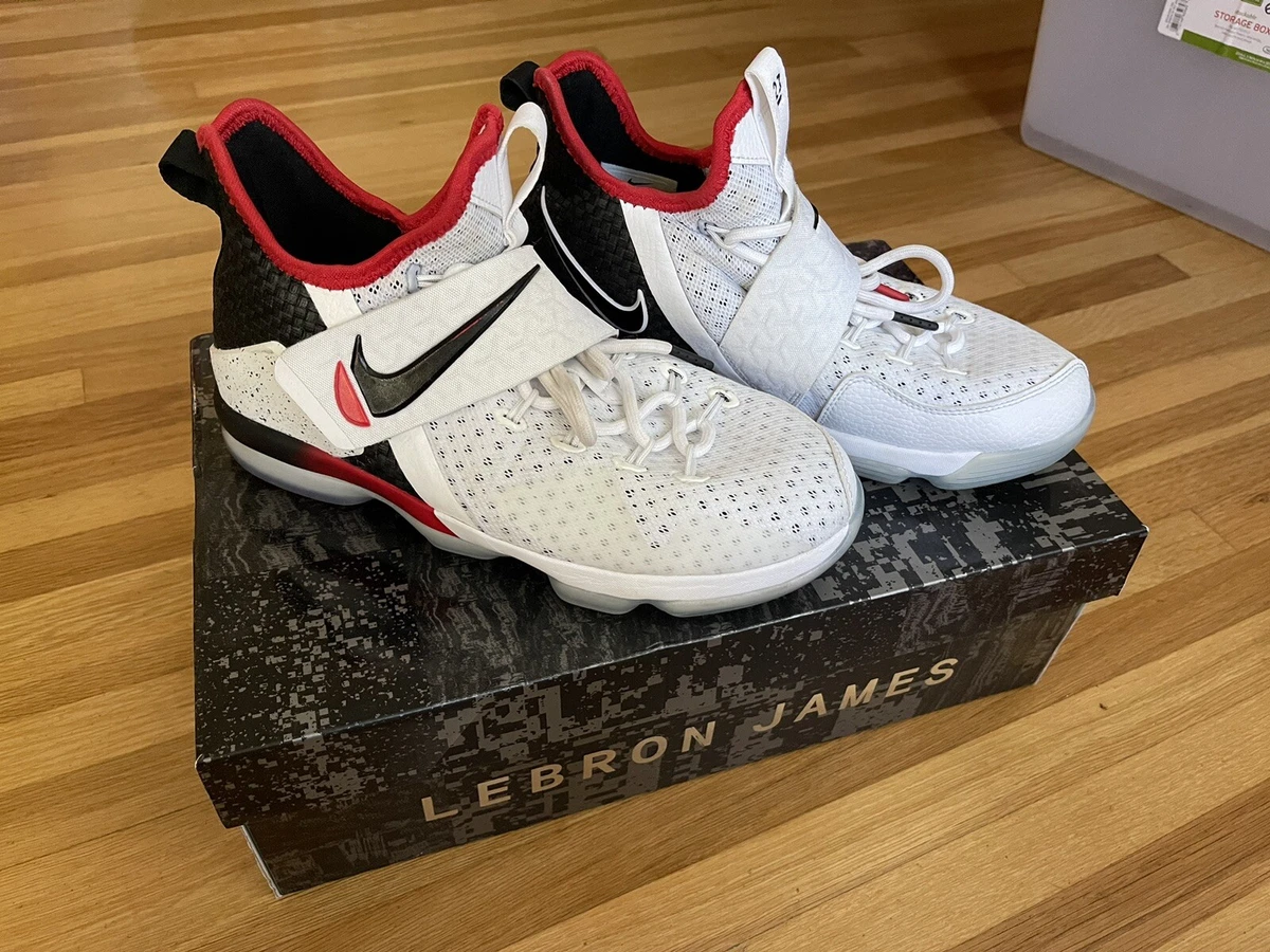 Nike LeBron James 14 Switch white university red size 6.5 | eBay