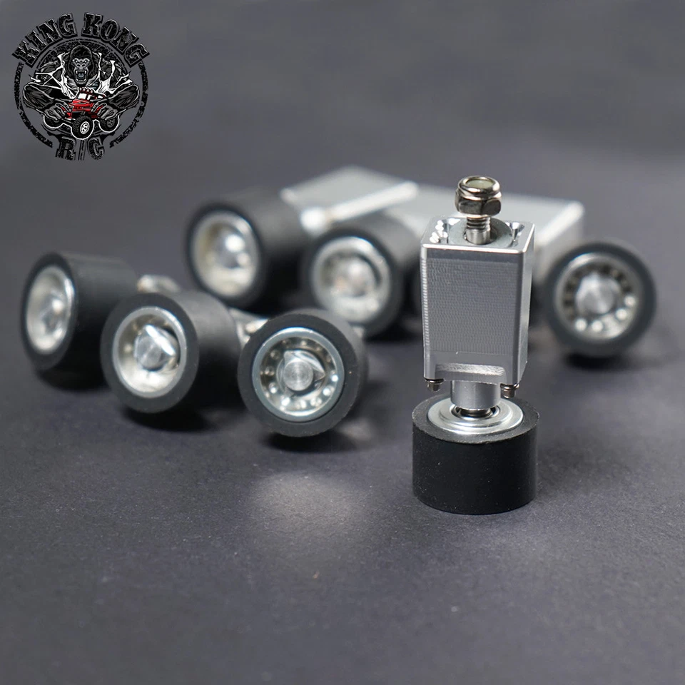 Fully Metal Tank Track Wheels Set for Tamiya 56020 1/16 Leopard 2 A6 R/C Tank - Image 4 of 4