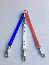 Biothane® Twin Triple Dog Lead Coupler Small Dogs (12mm wide) FRANCE-ENGLAND