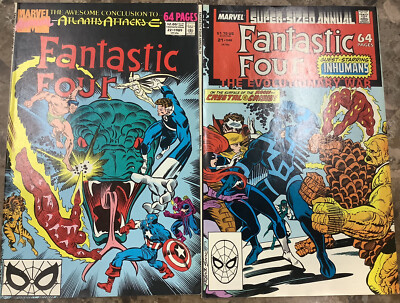 Fantastic Four Annuals #21 #22 Marvel 1988/89 Comic Books