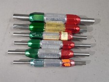 Mixed Lot of 6 From .2450" to .5840" Gage Pins and Handles / Go - No Go Gauge