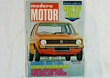 MODERN MOTOR MAGAZINE JULY 1974 TORANA LH COROLLA VW GOLF VOLVO GL MASERATI AUDI