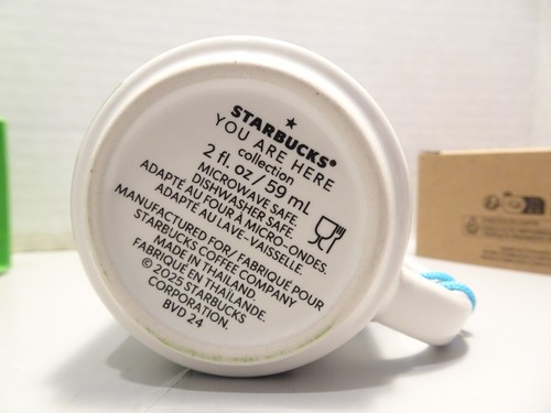 Starbucks Switzerland Ornament You Are Here Mini Coffee Cup Mug Demitasse 2oz - Picture 6 of 6