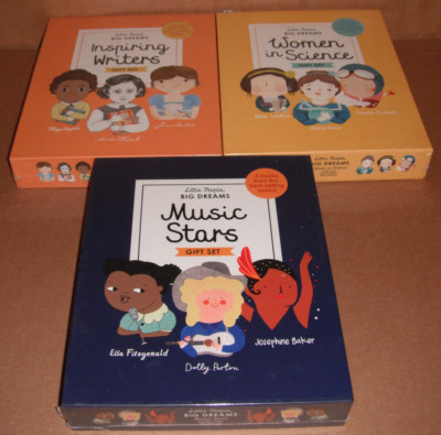 Lot Of 3 Little People Big Dreams Box Sets 9781786034298 Ebay 