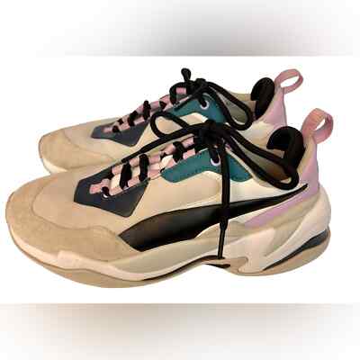 Puma Thunder Rive Droite Women's Shoes Sz 8 369452 01 Deep Lagoon