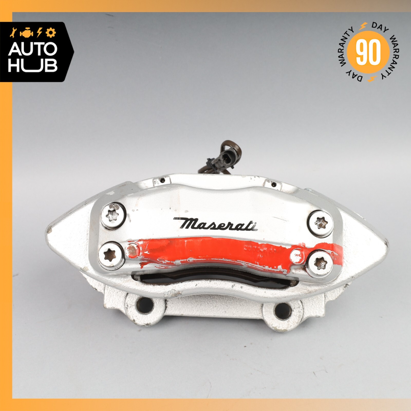 04-17 Maserati Quattroporte Front Left & Right Brake Caliper Calipers Set OEM