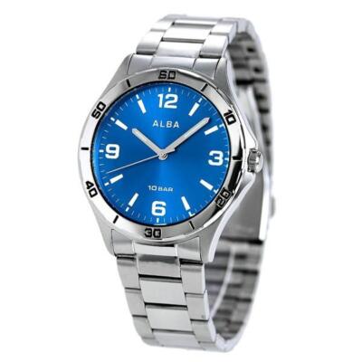 SEIKO ALBA Sports AQPK412 Blue Inorganic Glass Men's Watch New in Box