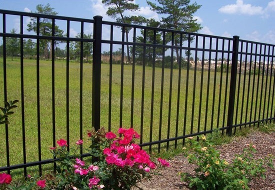 Black Aluminum Fence 54 Inch X 6ft Assembled Panel Pool Code EBay