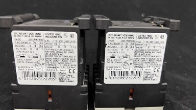 Sirius シリウス 2 Siemens Sirius 10E 3ZX1012-0RH11-1AA1 Contactor | eBay