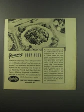1945 Herb-Ox Bouillon Ad - Yummy Chop Suey