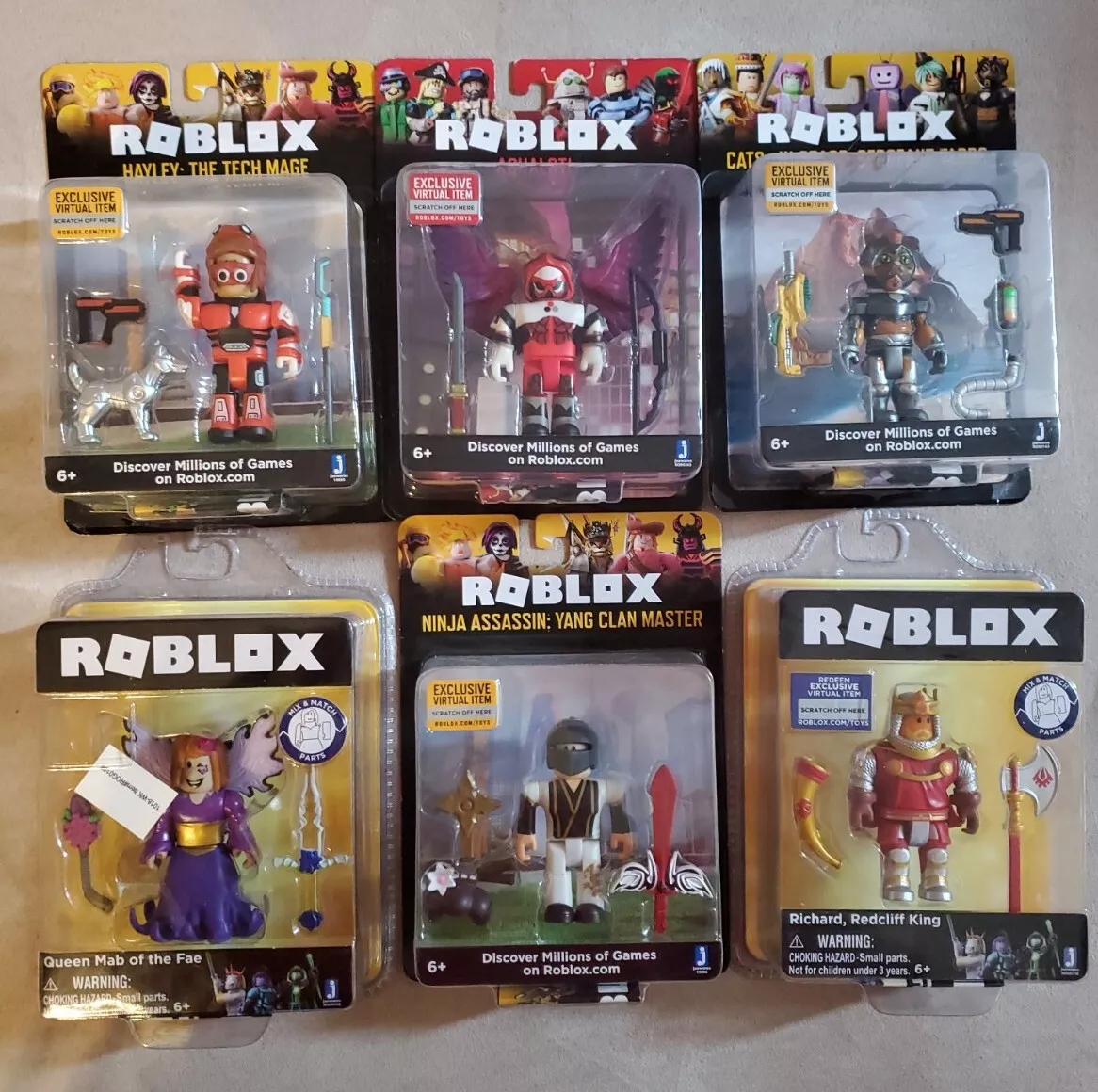 Roblox Sealed With Exclusive Virtual Item Lot Redeem Scratch Off