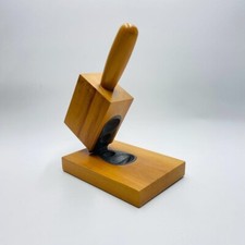 Alessi Twergi Birnenholz Nussknacker von Andrea Branzi sehr seltener Artikel Made in Ital