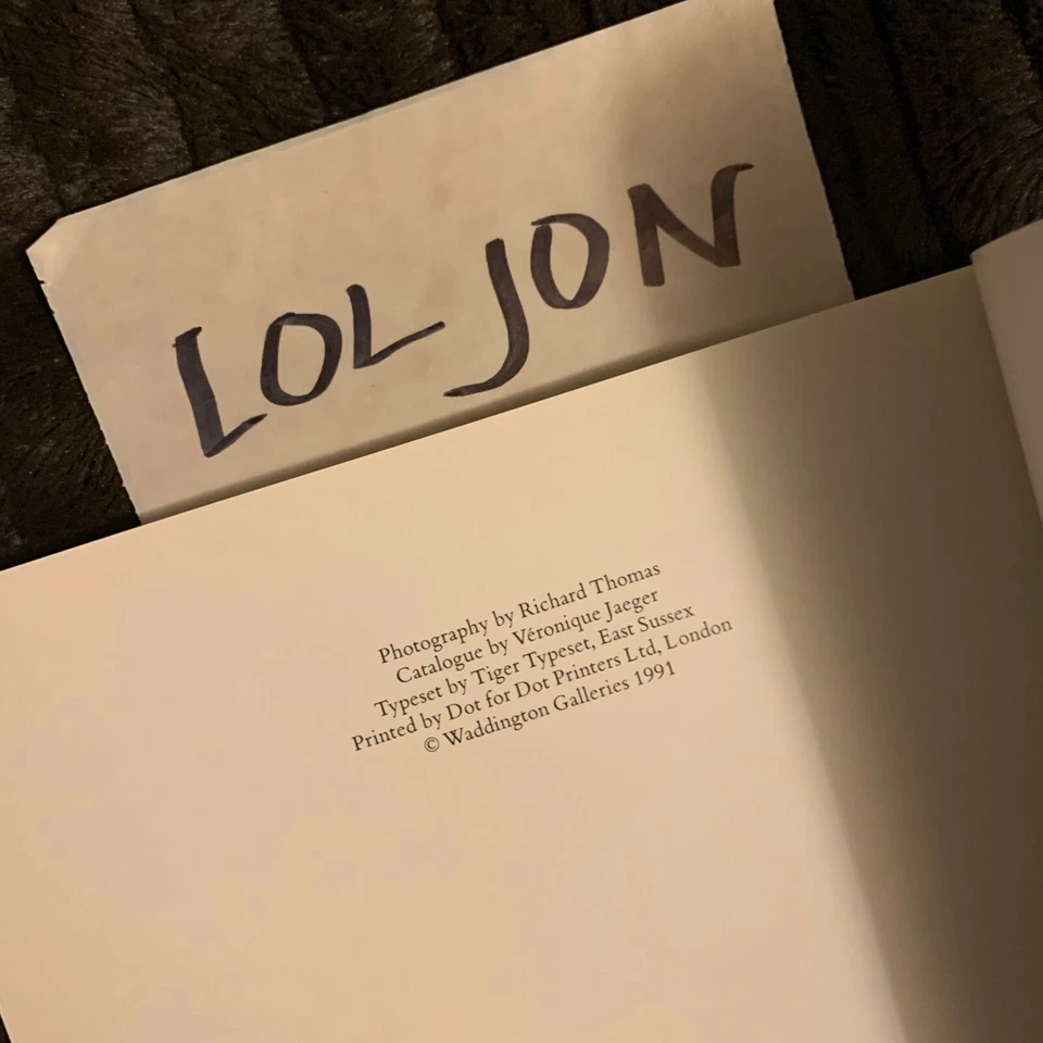 William Turnbull Recent Sculpture 1st Edition Art Book Rare - Image 3 of 3