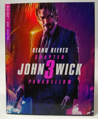 John Wick: Chapter 3--Parabellum (Blu-ray + DVD + Digital New Sealed 2019)