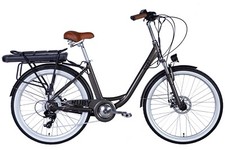 E-Bike 26" City Stadt Urban Retro Elektrofahrrad Stahl RH 43cm 25km/h 50km