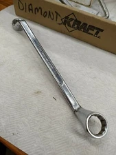 Vintage Indestro Super 11/16" X 13/16" 12 Point Deep Offset Box Wrench 732C USA